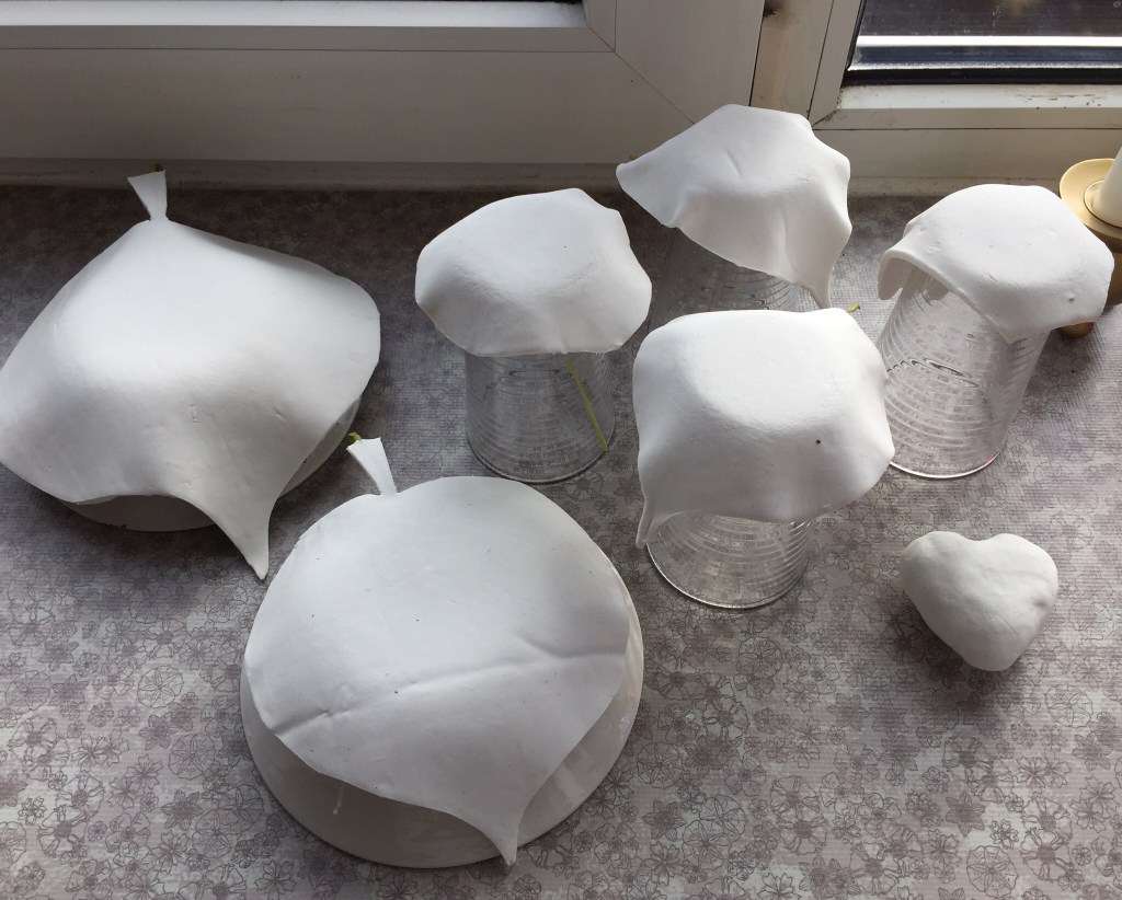 DIY Bladskåle lægger til tørre 